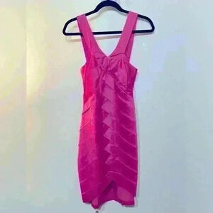 Club Frendy Pink Bandeau Style Dress Size 6